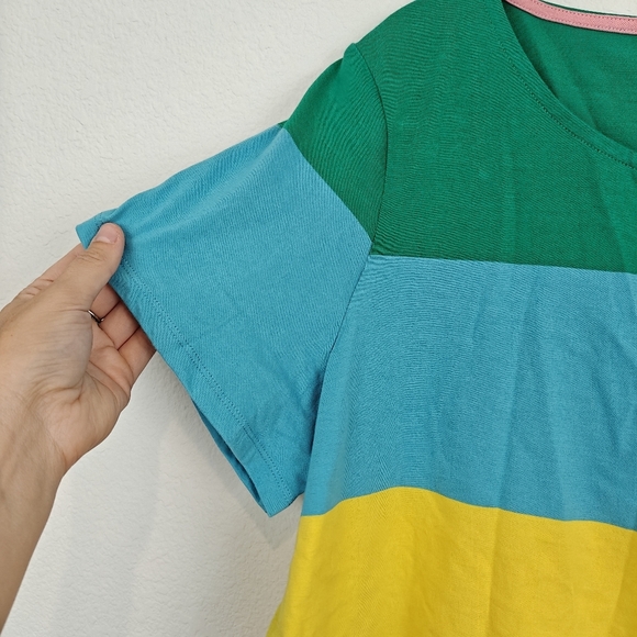 Boden NWT Short Sleeve Breton Striped T-Shirt Size 20-22 - Picture 11 of 14